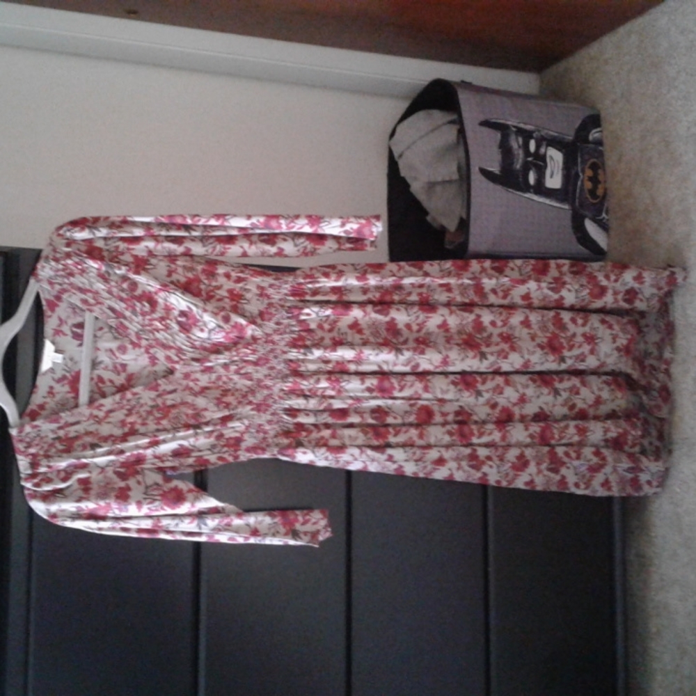 Luckybrand floral hi lo dress